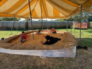 Digging in Corn Pit 1